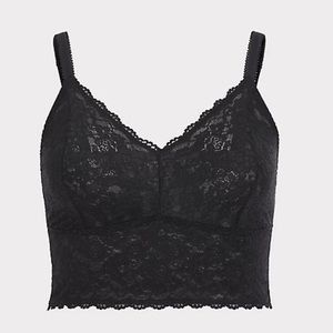 Torrid Sexy Black Lace Bralette NWT 3X